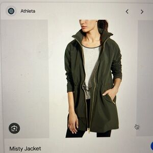 Athleta Misty Rain Jacket like new xxs